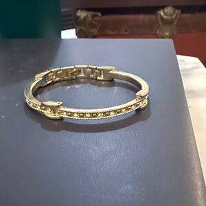 Faux Gold and Rhinestone Bracelet